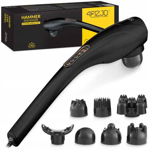 Масажна подушка  4FIZJO Long Stick 7 в 1 Black  - фото №5